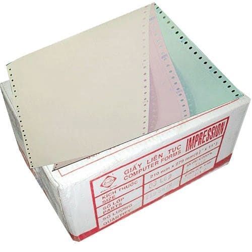 Giấy in liên tục 3 liên - A5 ( 210x279mm)